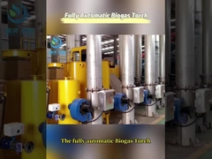 Volledig automatische biogasflare